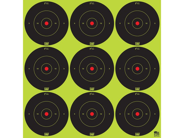 Pro-Shot 2"-2" Green Bullseye - 14030