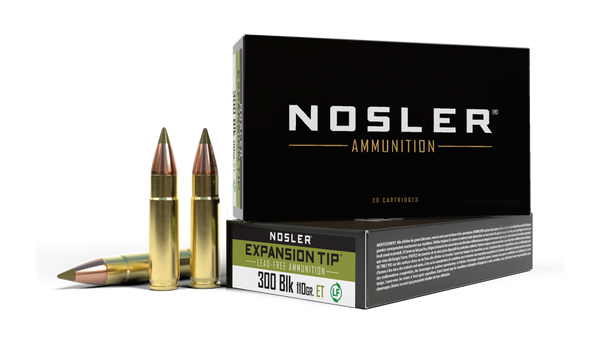 Nosler Expansion Tip .300 AAC Blackout 110gr (20 rounds)