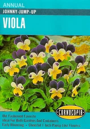 viola flower seeds Cornucopia Viola Johnny-Jump-Up