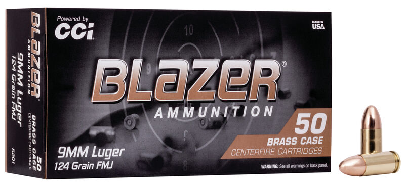 Blazer Brass 9MM 124 GR. FMJ - 6066