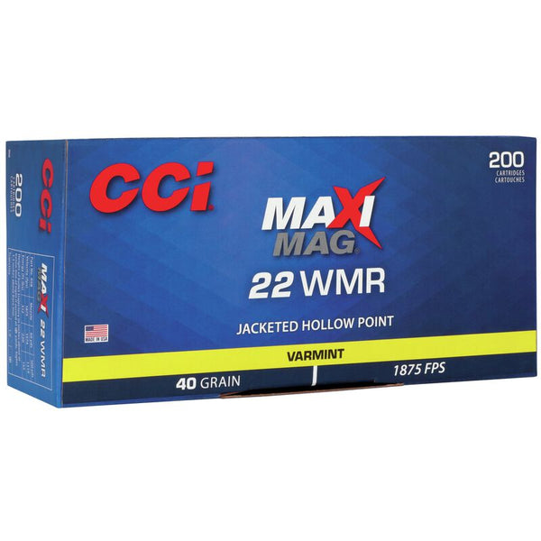 CCI .22 Mag. Maxi-Mag 200 Rds - 2113