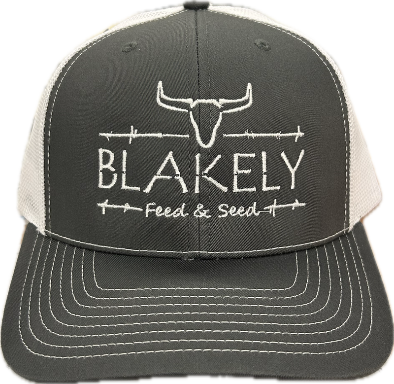 BF&S Charcoal/White Hat - 17254