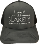 BF&S Charcoal/Black Hat - 17255