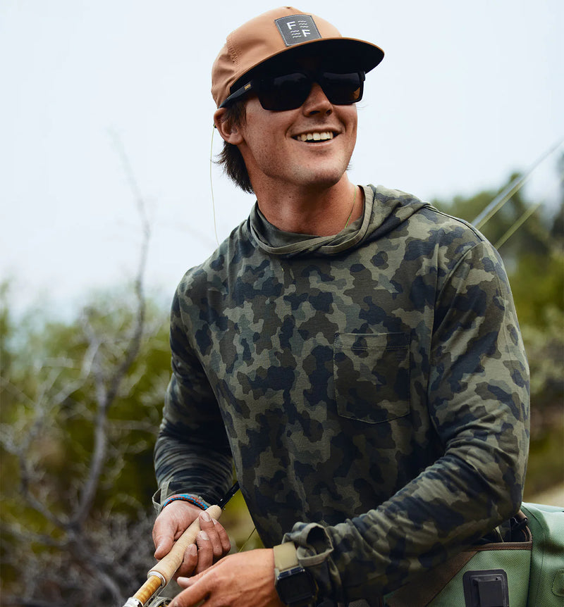 Free Fly Marshland Camo Hoody - 14278