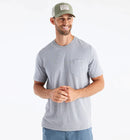 Free Fly Heritage Pocket Tee Light Heather Grey - 14944