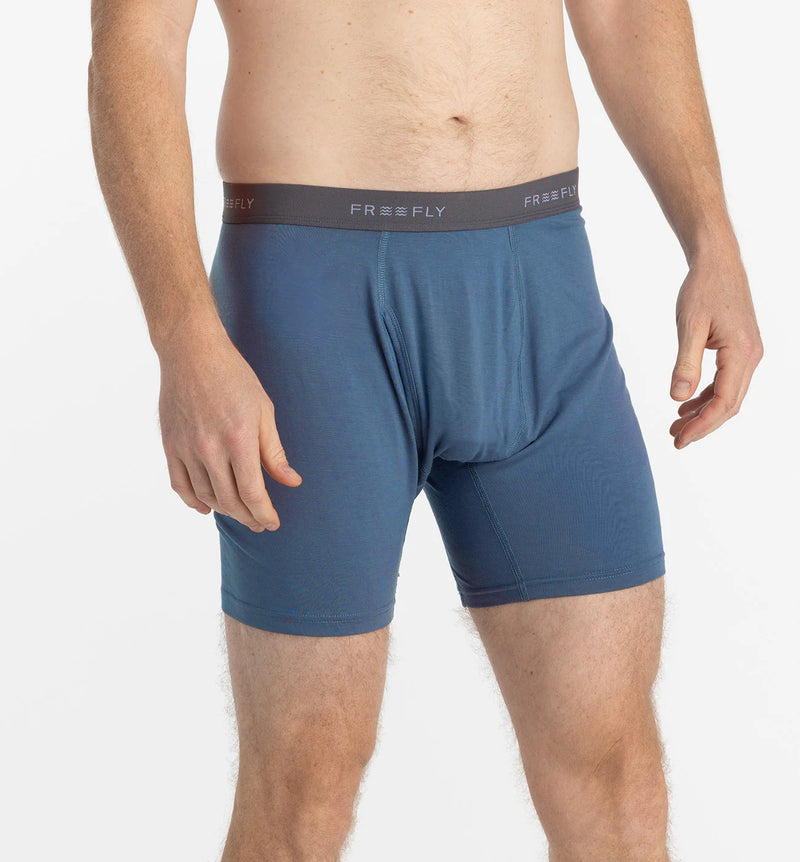 Free Fly Motion Boxer Brief Slate Blue - 16534