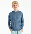 Free Fly Youth Shade Hoody Slate Blue - 14952