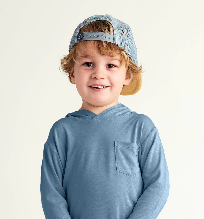 Free Fly Toddler Shade Hoody Stormy Sea - 14277