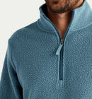 Free Fly Sherpa Quarter Zip Stormy Sea - 14275