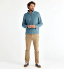 Free Fly Sherpa Quarter Zip Stormy Sea - 14275