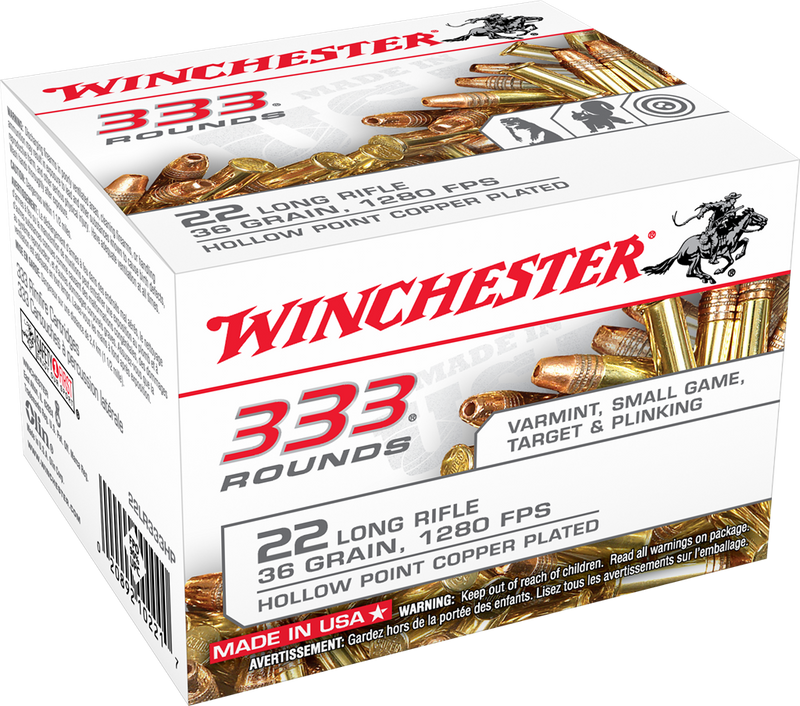 Winchester .22LR 36gr 333rds - 14977