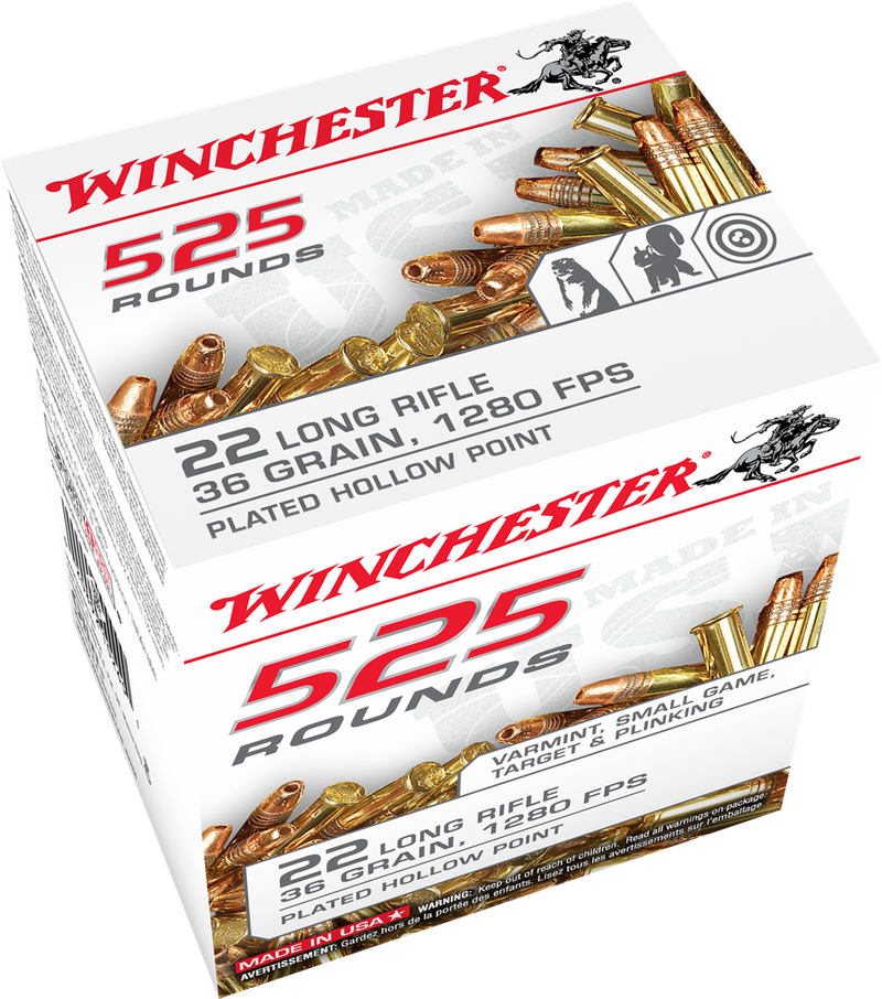 Winchester .22LR 36gr. 525rds. - 14848