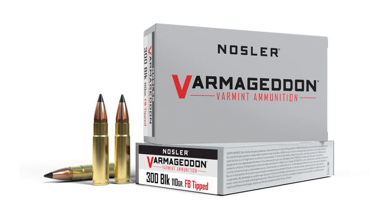 Nosler Varmageddon .300 AAC Blackout 110gr (20 rounds)