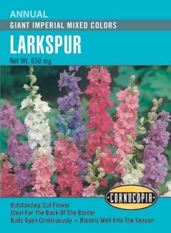Cornucopia Larkspur Giant Imperial Mixed Colors - 15021
