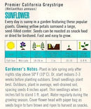 Cornucopia Sunflower Premier California Greystripe - 15089