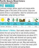 Cornucopia Calendula Pacific Beauty Mixed Colors - 14997