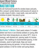 Cornucopia Nasturtium Jewel Mixed Colors - 15037