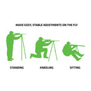 Primos Pole Cat Tall Bipod - 3176