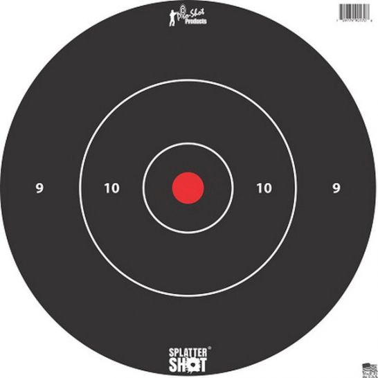 Pro-Shot 12" White Bullseye - 14024