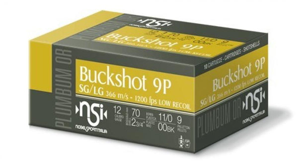 NSI Buckshot 10rd Box - 13843