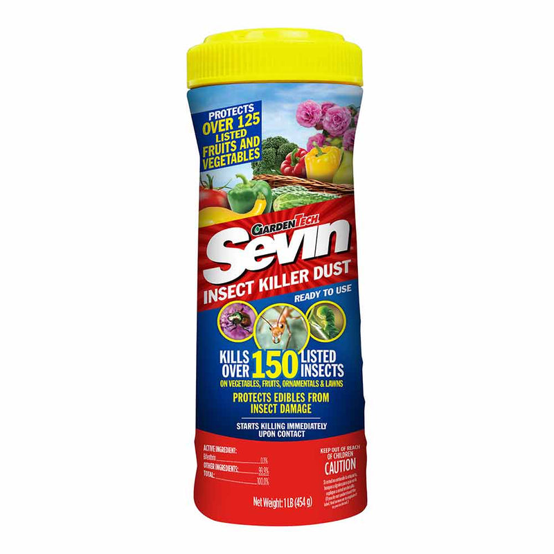 garden tech sevin-5 1 lb ready-to-use insect killer Sevin 5 Dust 1lb. Shaker