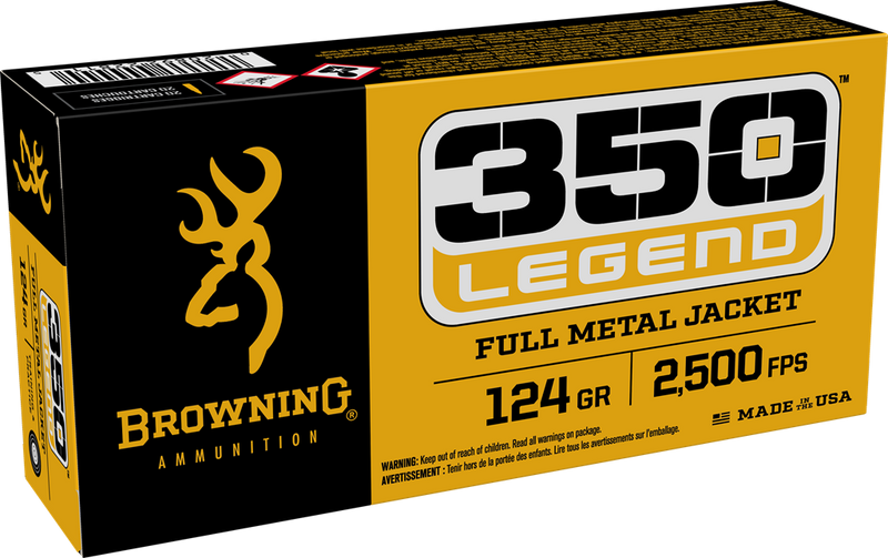 Browning 350 Legend FMJ 124gr - 14742