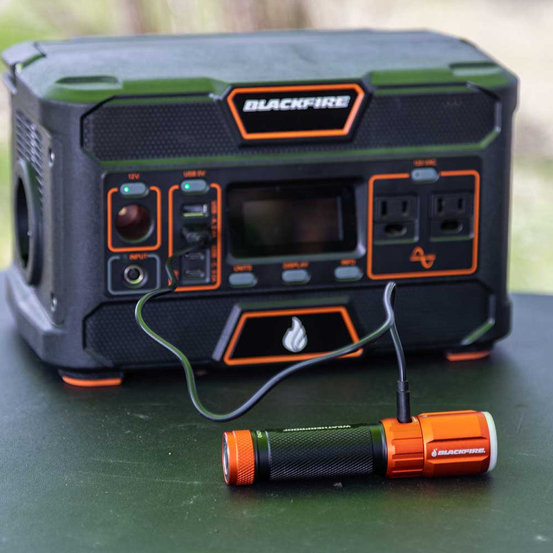 blackfire rechargeable weatherproof magnetic flashlight with lantern Black Fire BBM6412