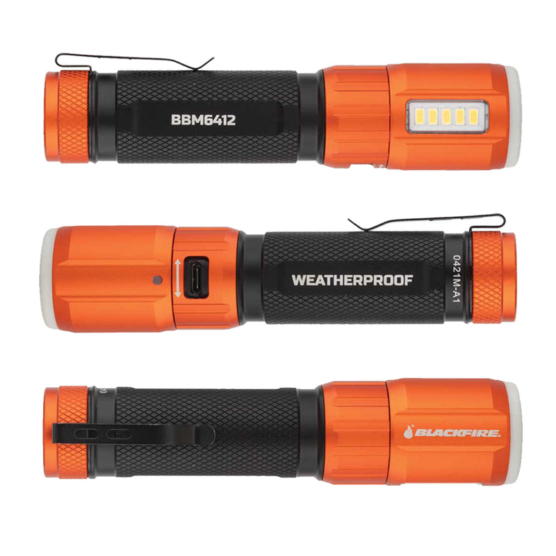 blackfire rechargeable flashlight Black Fire BBM6412
