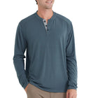 Free Fly Flex Henley Midnight - 14111