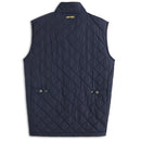Heybo Quilted Vest Navy/Brown - 14371